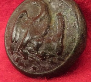 Confederate Army Officer Button