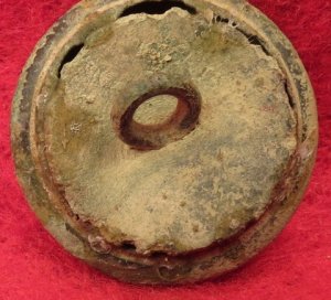 Confederate Artillery - Lined "A" Button