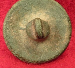 Confederate Infantry - Cast "I" Button - High Quality