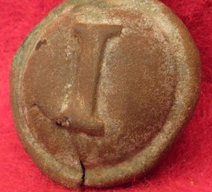 Confederate Infantry - Block "I" Button
