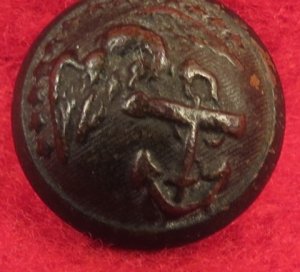 US Marine Cuff Button- Post Civil War