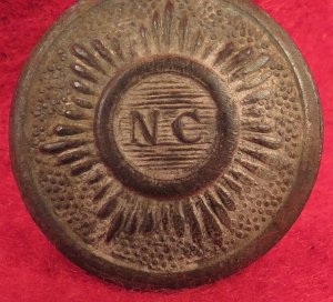 North Carolina "Sunburst" Button