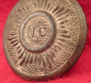 North Carolina "Sunburst" Button