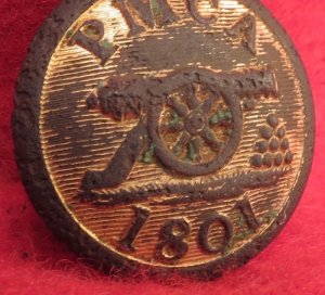 Providence Marine Corp Artillery Coat Button