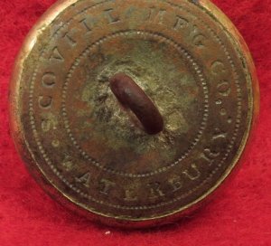 Federal Infantry Overcoat Button