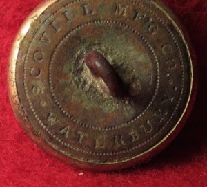 Federal Infantry Overcoat Button