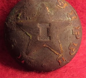 Mississippi Infantry Coat Button