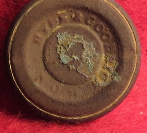 Mississippi Infantry Coat Button