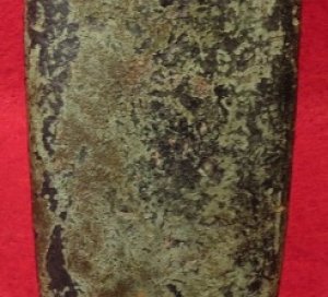 Confederate Brass Firearm Butt Plate - Marked "CS" - Enfield Pattern