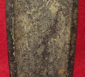 Confederate Brass Firearm Butt Plate - Marked "CS" - Enfield Pattern