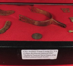 Confederate Relic Display - Louisa County, VA