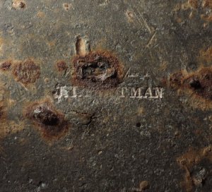 Eagle Plate Marked "J. I. Pittman"