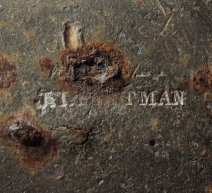 Eagle Plate Marked "J. I. Pittman"