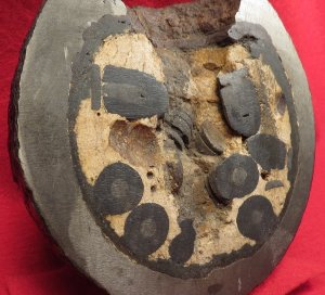 12 Pounder Cannonball Case-Shot Half for use w/ Rare Wright Time Fuze