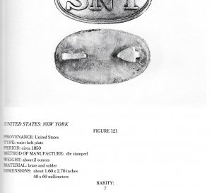 Plates and Buckles of the American Military 1795-1874