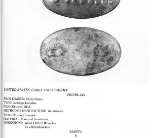 Plates and Buckles of the American Military 1795-1874