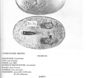 Plates and Buckles of the American Military 1795-1874