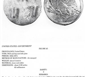 Plates and Buckles of the American Military 1795-1874