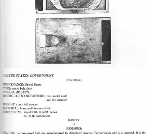 Plates and Buckles of the American Military 1795-1874
