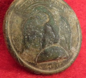 New York Early Militia Coat Button 