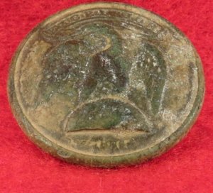 New York Early Militia Coat Button 