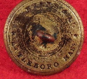 Rhode Island State Seal Staff Coat Button