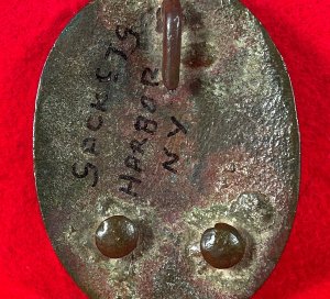 War of 1812 Militia Shoulder Belt Plate - Sackets Harbor - Published