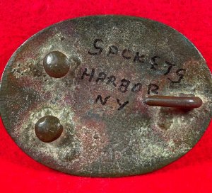 War of 1812 Militia Shoulder Belt Plate - Sackets Harbor - Published