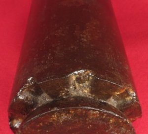 US 3.67 Inch 20 Pounder Parrott Shell with Display Stand