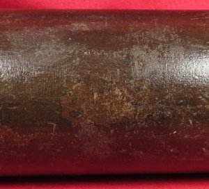 US 3.67 Inch 20 Pounder Parrott Shell with Display Stand