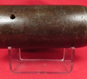 US 3.67 Inch 20 Pounder Parrott Shell with Display Stand