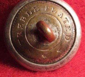 Pre-Civil War Infantry Coat Button - Silvered