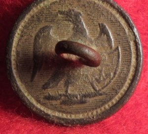 Flat Cuff Button - Eagle Back Mark