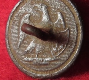 Flat Cuff Button - Eagle Back Mark