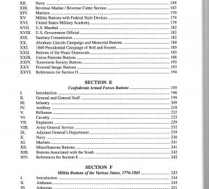 Uniform Buttons of the United States 1776 - 1865  - Signed by Author