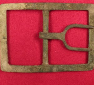 Confederate Frame Belt Buckle - "U" Tongue