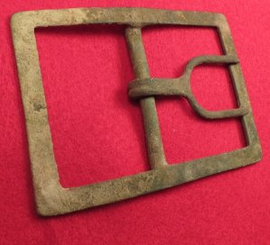 Confederate Frame Belt Buckle - "U" Tongue