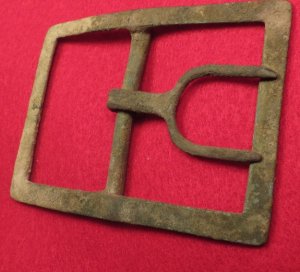 Confederate Frame Belt Buckle - "U" Tongue