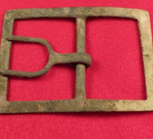 Confederate Frame Belt Buckle - "U" Tongue