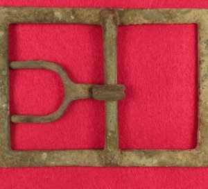 Confederate Frame Belt Buckle - "U" Tongue