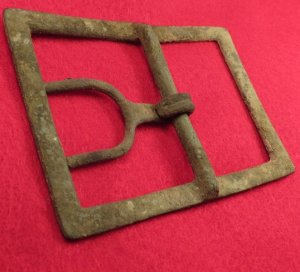 Confederate Frame Belt Buckle - "U" Tongue