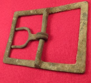 Confederate Frame Belt Buckle - "U" Tongue