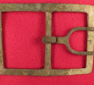 Confederate Frame Belt Buckle - "U" Tongue