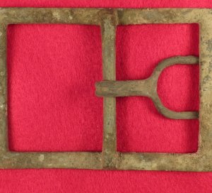 Confederate Frame Belt Buckle - "U" Tongue