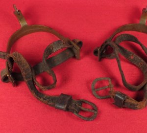 Pair of Spurs with Straps