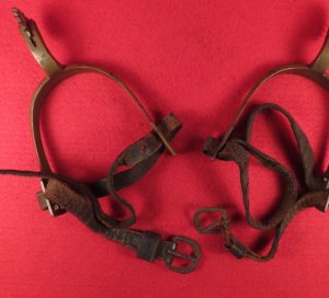 Pair of Spurs with Straps