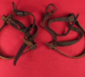 Pair of Spurs with Straps