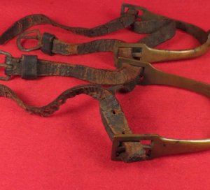 Pair of Spurs with Straps