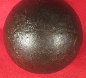 Confederate 12 Pounder Solid Shot Cannonball