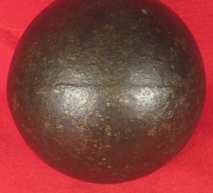 Confederate 12 Pounder Solid Shot Cannonball